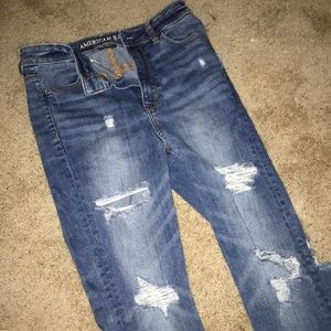 American Eagle distressed jeans